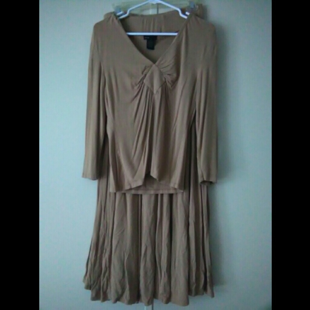 Tan Two Piece
